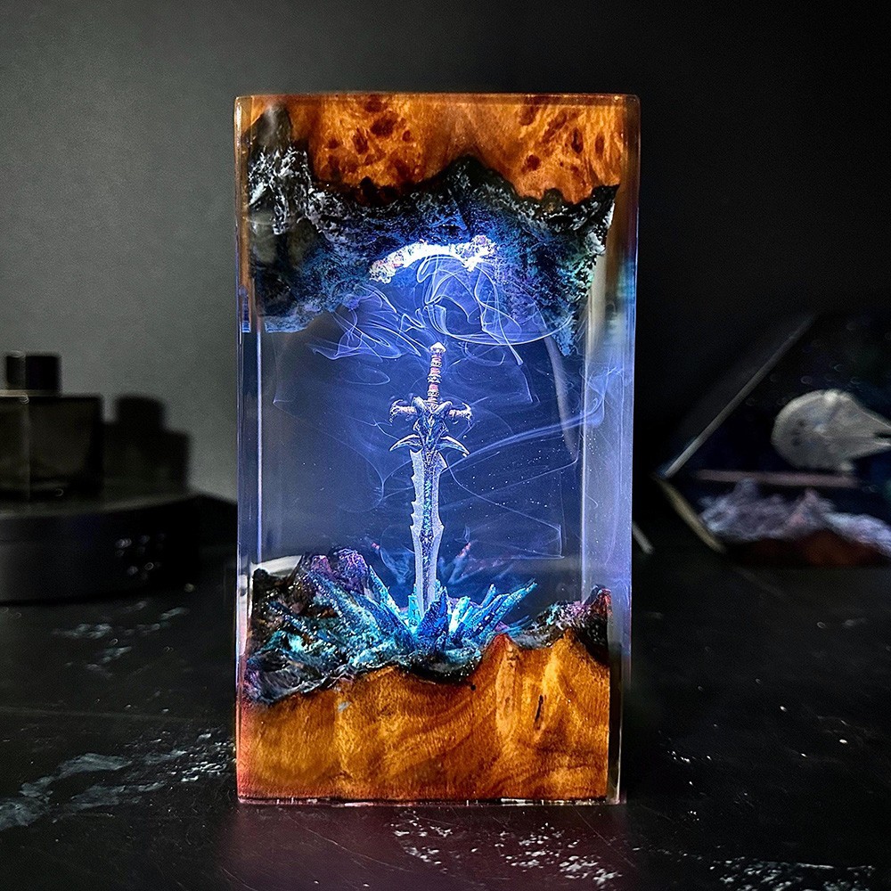 Resin Art Design For Wedding - Magic Series Solid Wood Resin Art