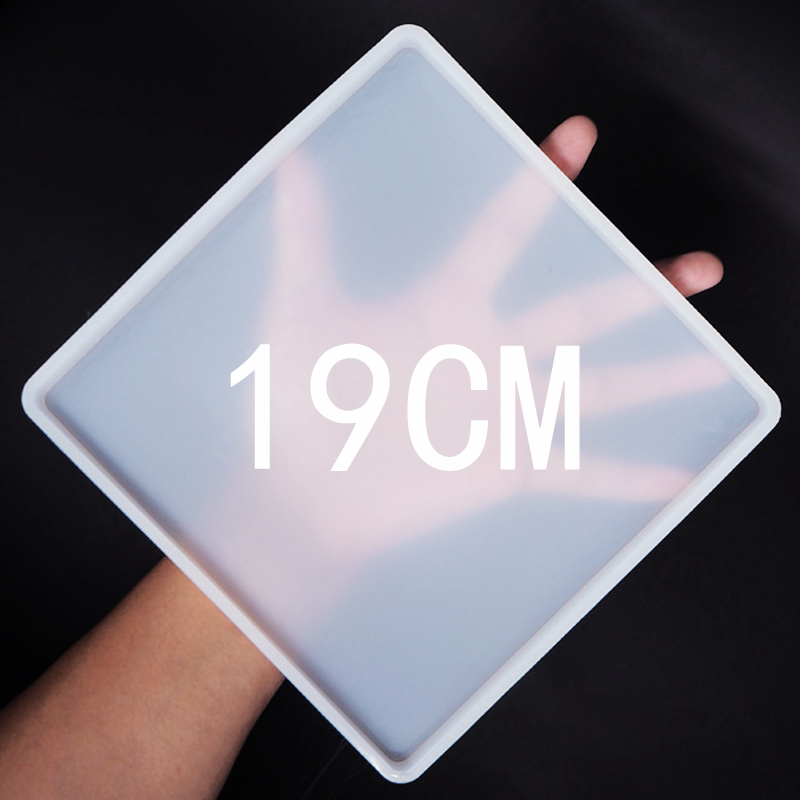 Coaster Mold Square - Big Square Coaster Silicone Mold Large