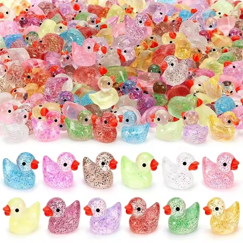 Resin Art Materials - Micro Landscape Cute Glittering Pink Little