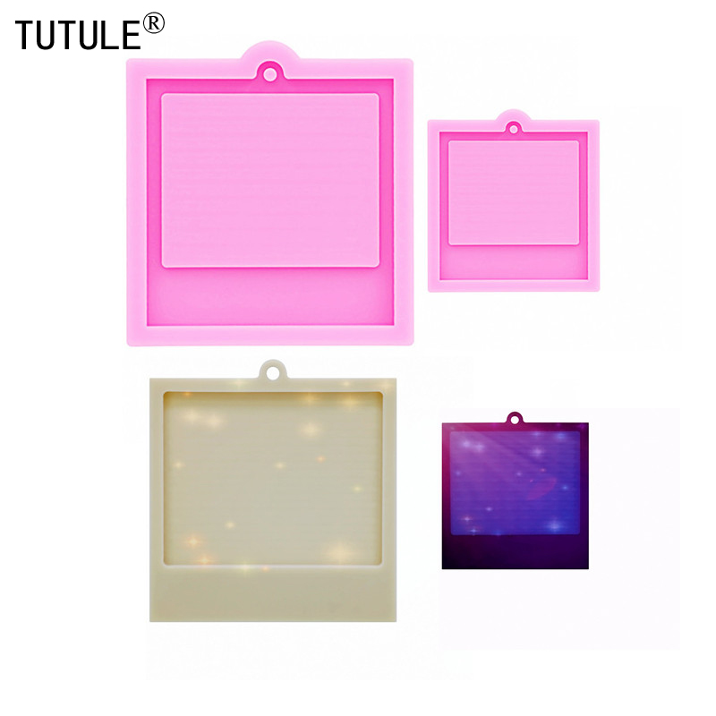 Coaster Mold Square - Small square silicone mould-epoxy resin/shiny/glossy mold-Coaster/Badge/keychain-Chocolate/Icing/Cake