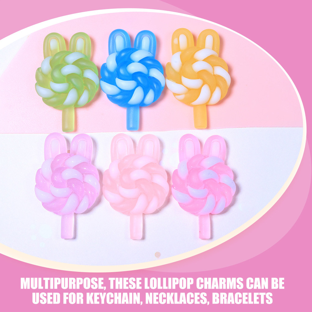 24Pcs Cute Cartoon Lollipop Ch - Resin Art Materials recension och pris