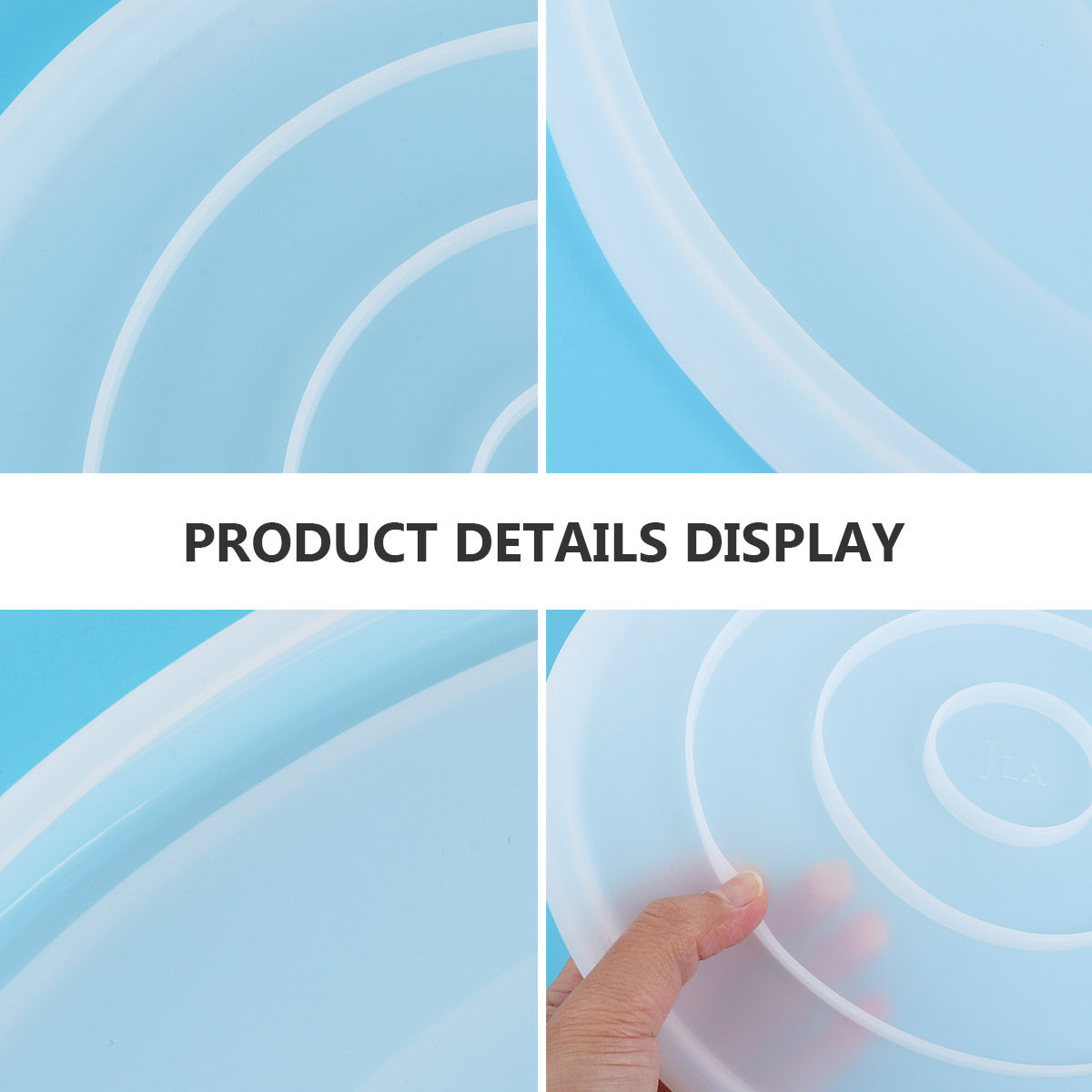 1Pcs Round Silicone Plate Mold - Resin Art Coasters recension och pris