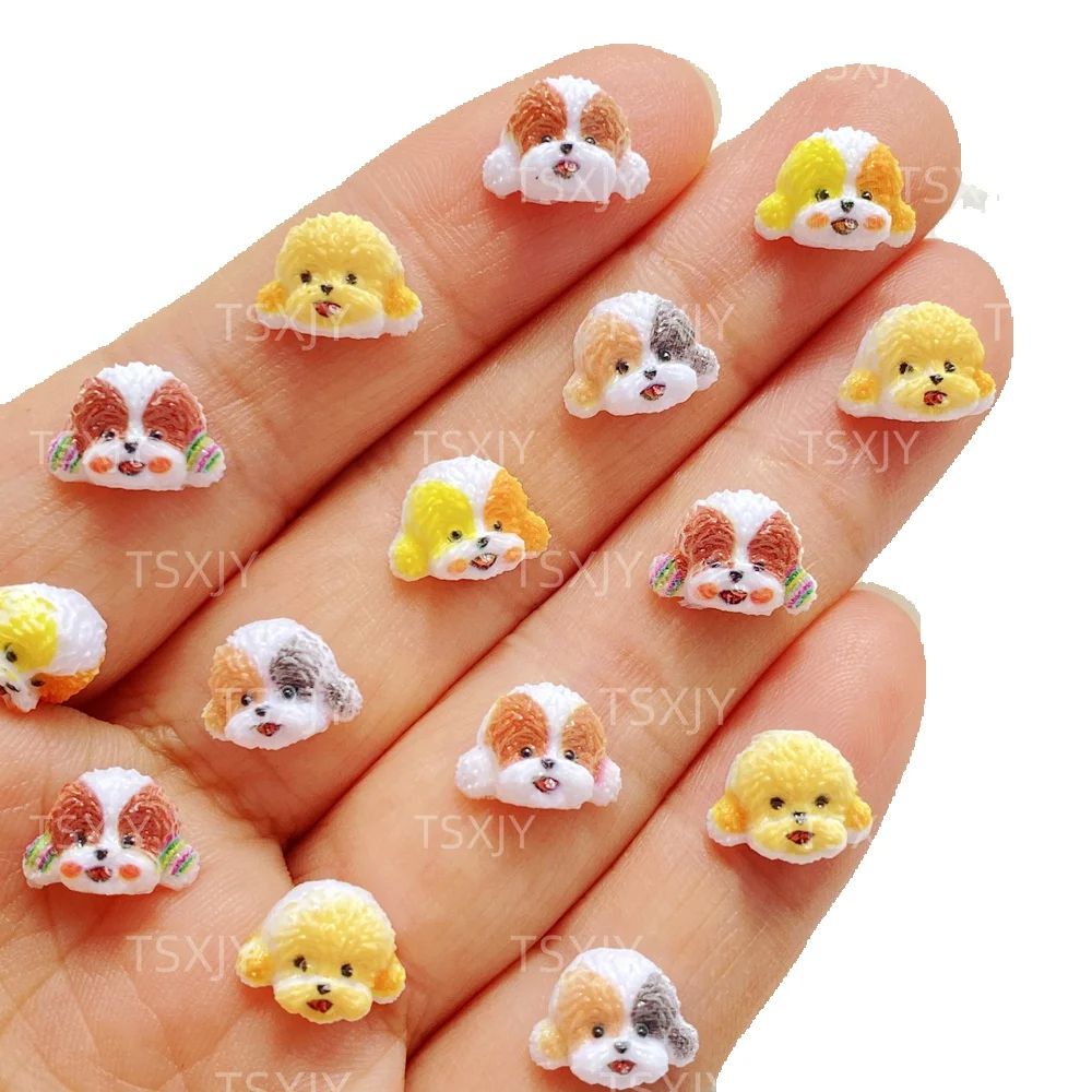 50Pcs Cute Mini Cartoon animal - Resin Art Design For Wedding recension och pris