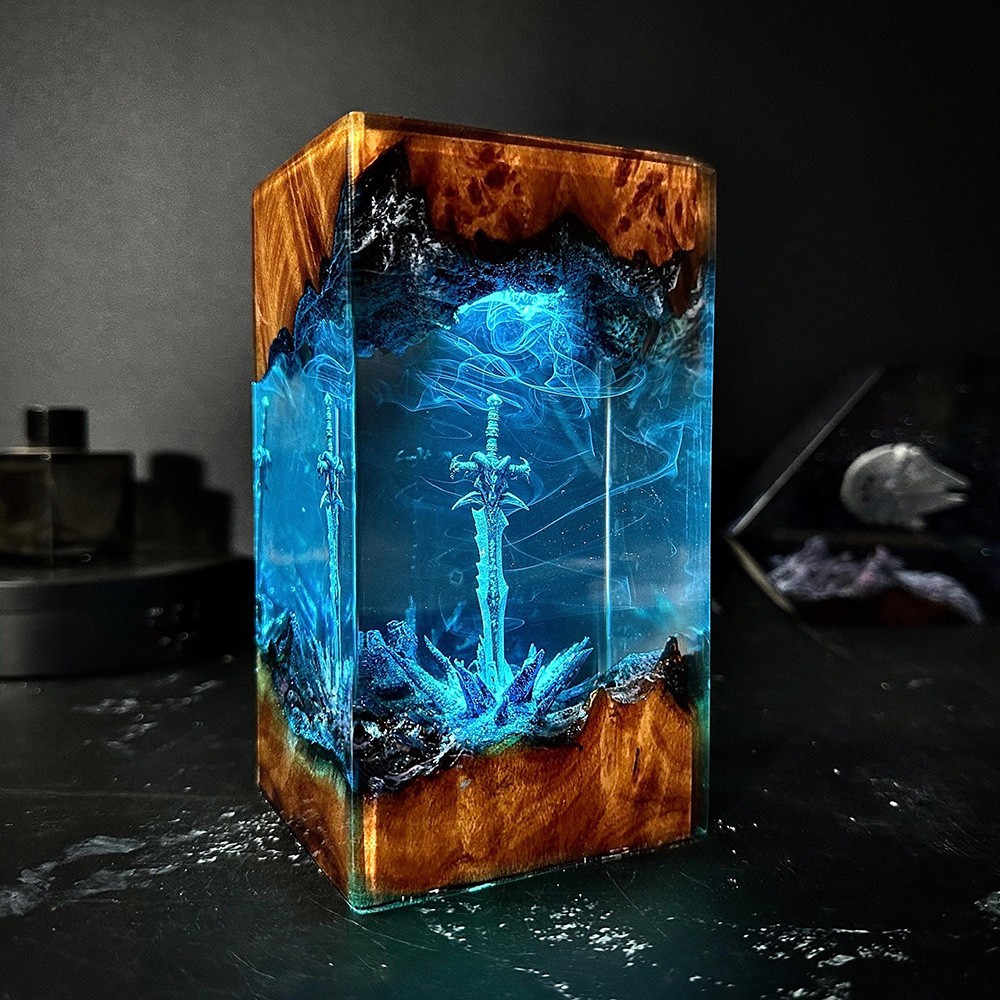 Magic Series Solid Wood Resin  - Resin Art Design For Wedding recension och pris