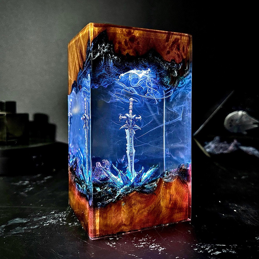 Magic Series Solid Wood Resin  - Resin Art Design For Wedding recension och pris