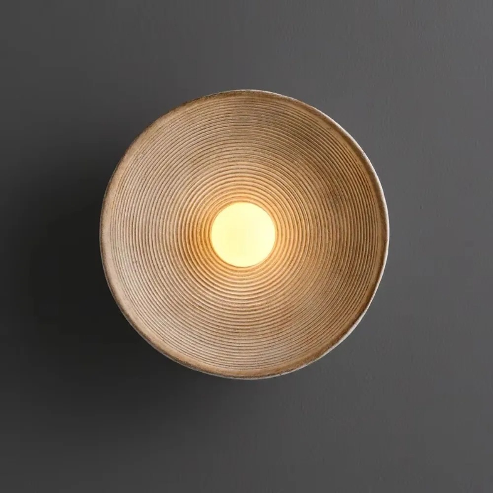 JOYON Wabi Sabi Round Wall Lam - Resin Art On Wood recension och pris