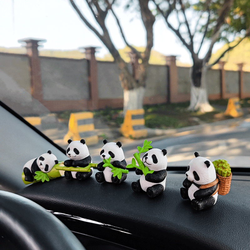 New Cute Panda Design Car Cons - Resin Art Design For Wedding recension och pris