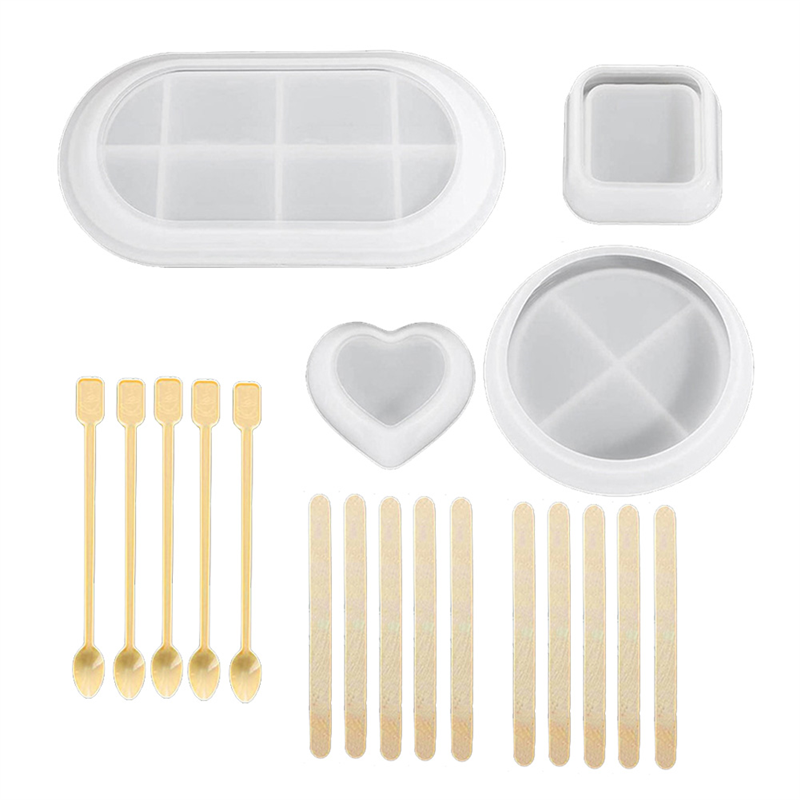 AB47-Tray Silicone Mold DIY Cr - Coaster Mold Square recension och pris
