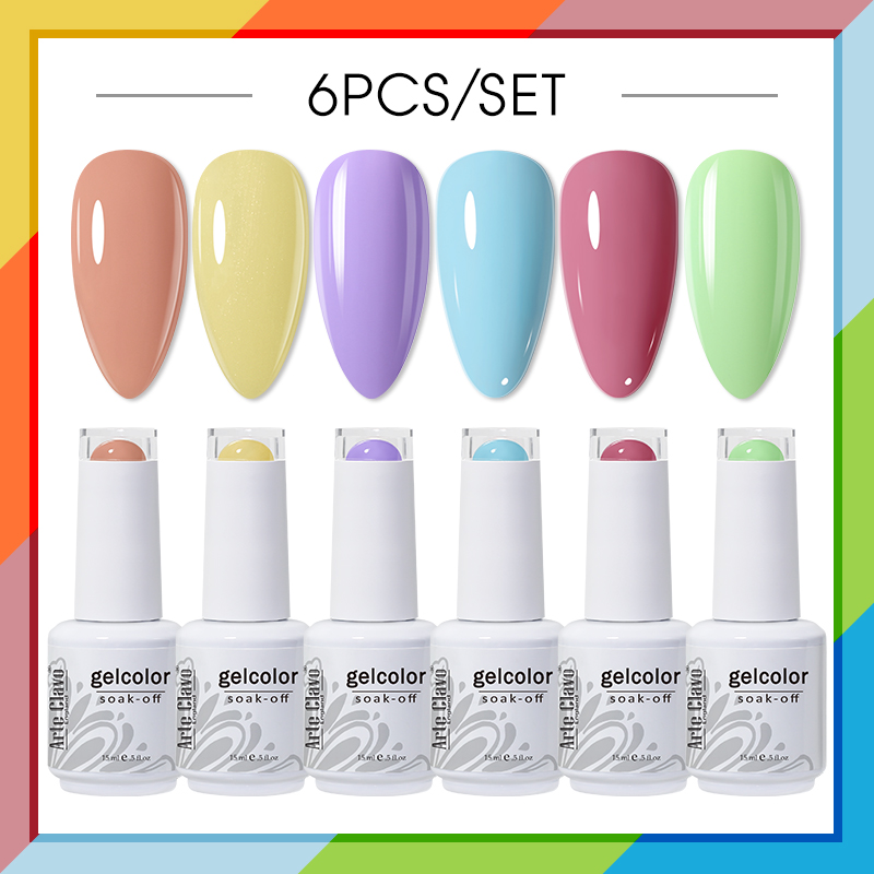 Arte Clavo Gel Nail Polish Set - Uv Lamp Nail Resin recension och pris