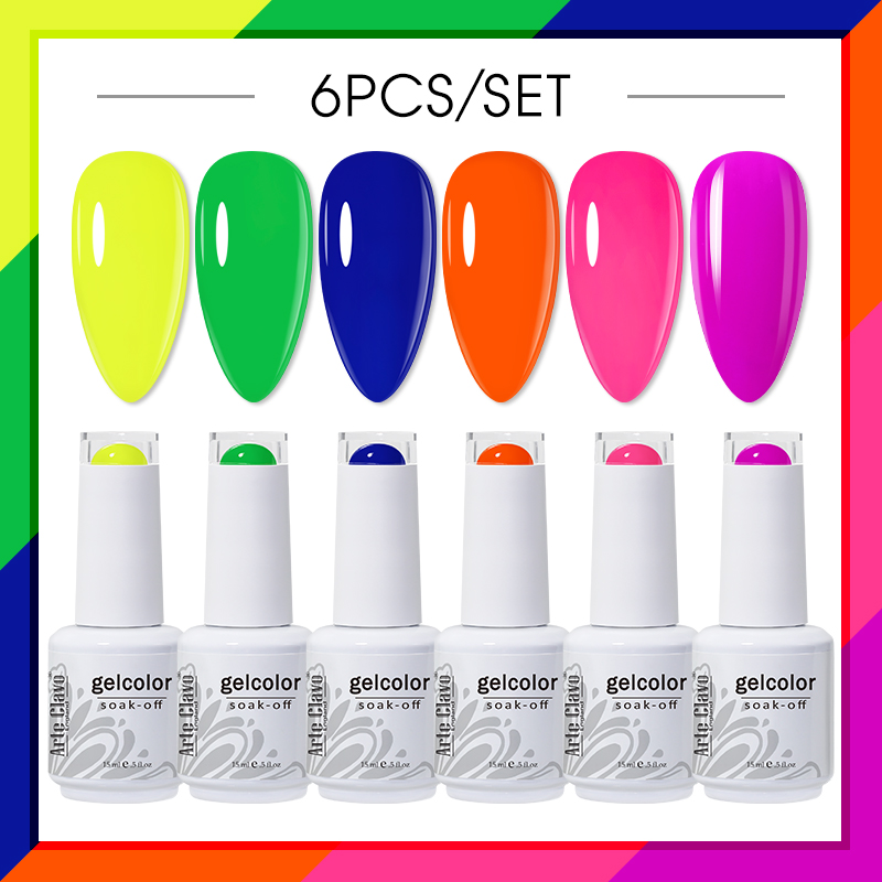 Arte Clavo Gel Nail Polish Set - Uv Lamp Nail Resin recension och pris