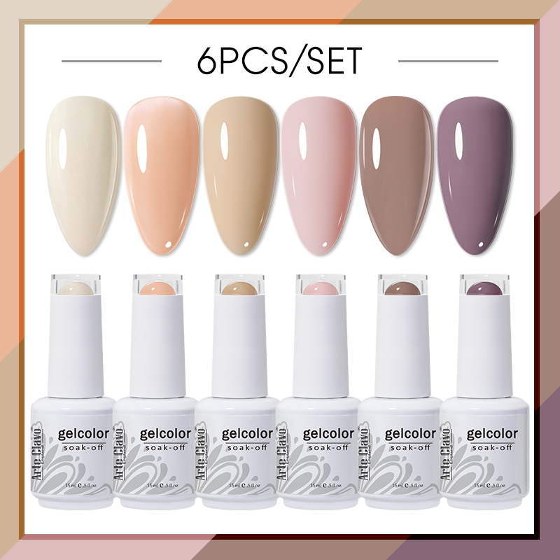 Arte Clavo Gel Nail Polish Set - Uv Lamp Nail Resin recension och pris