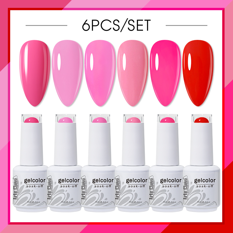 Arte Clavo Gel Nail Polish Set - Uv Lamp Nail Resin recension och pris