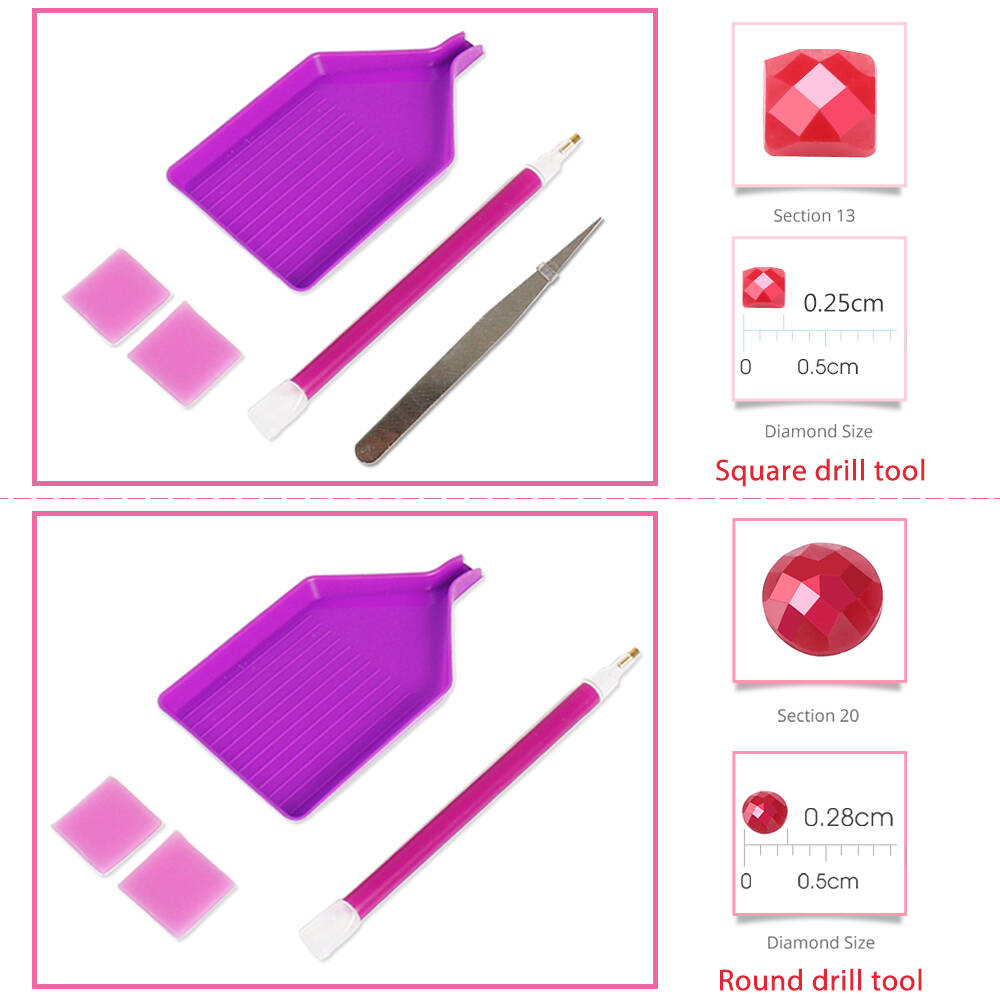 Momoart Full Square Round Diam - Resin Art Price recension och pris