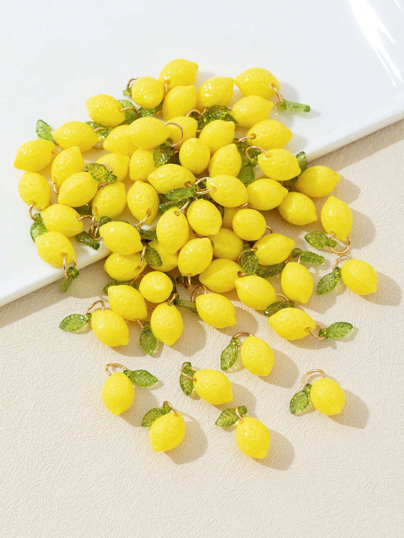 10Pcs 3D Lemon Resin Charms Pe - Resin Art Decor recension och pris