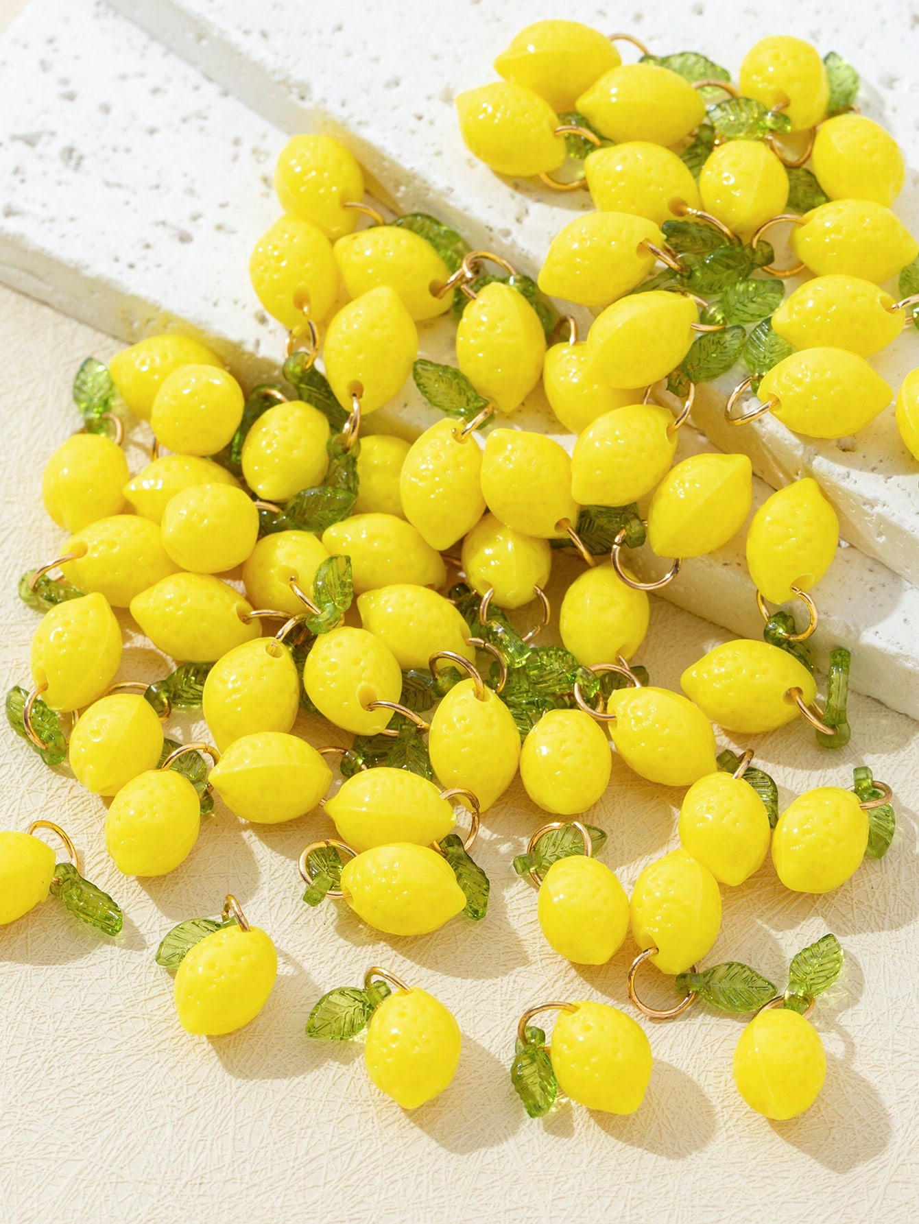 10Pcs 3D Lemon Resin Charms Pe - Resin Art Decor recension och pris