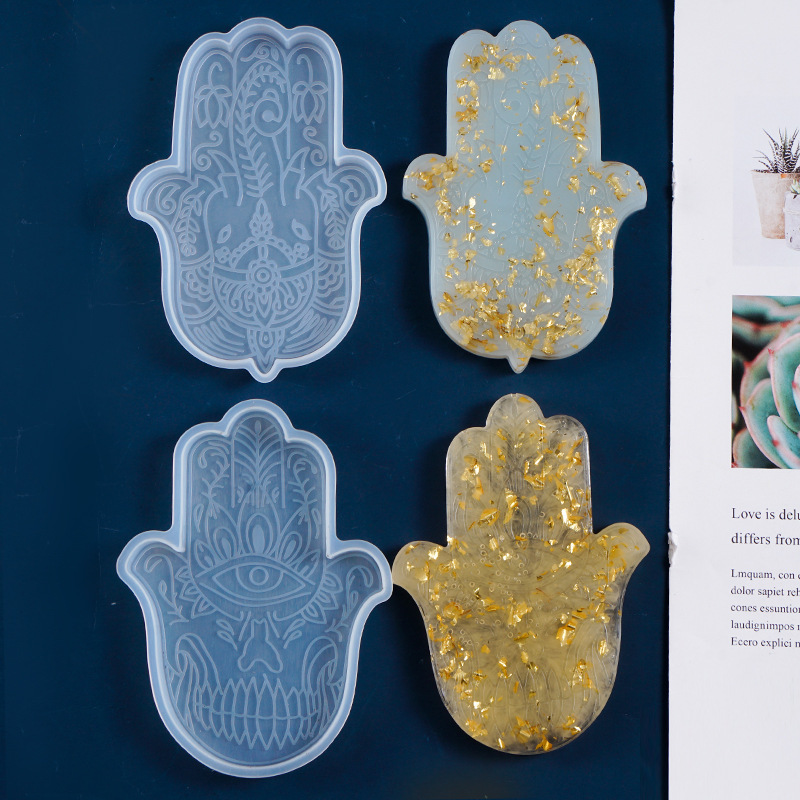 1 Pcs DIY Coaster Hand of Fati - Resin Art Coasters recension och pris