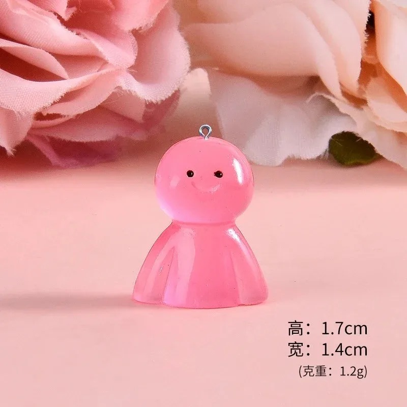 10Pcs Glow In Dark Cartoon Dol - Resin Art Materials recension och pris