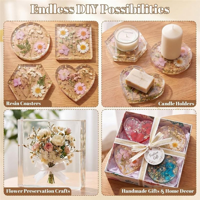 [ABFI!】 Resin Molds For DIY Ep - Resin Art Coasters recension och pris