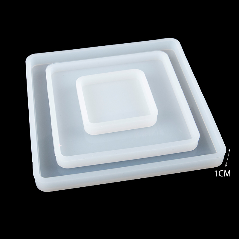 Square Silicone Casting Epoxy  - Coaster Mold Square recension och pris