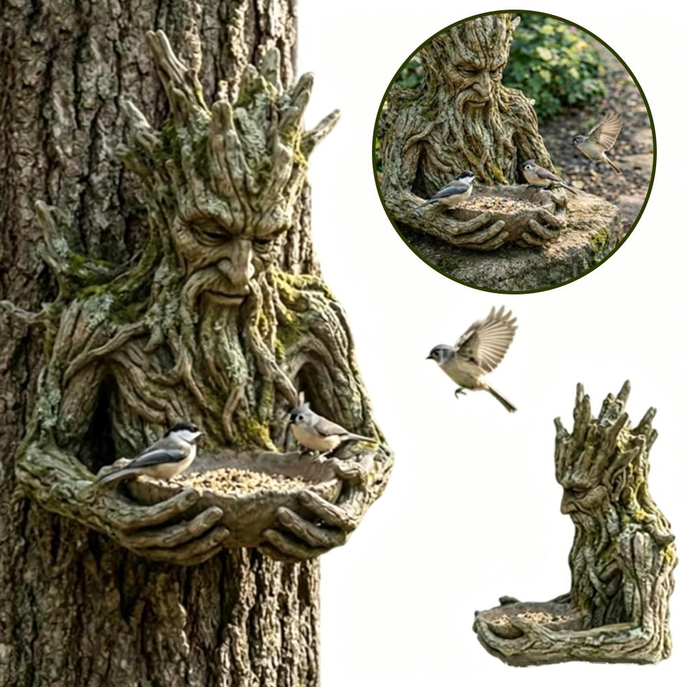 Resin Tree Face Bird Feeder Mo - Resin Art On Wood recension och pris