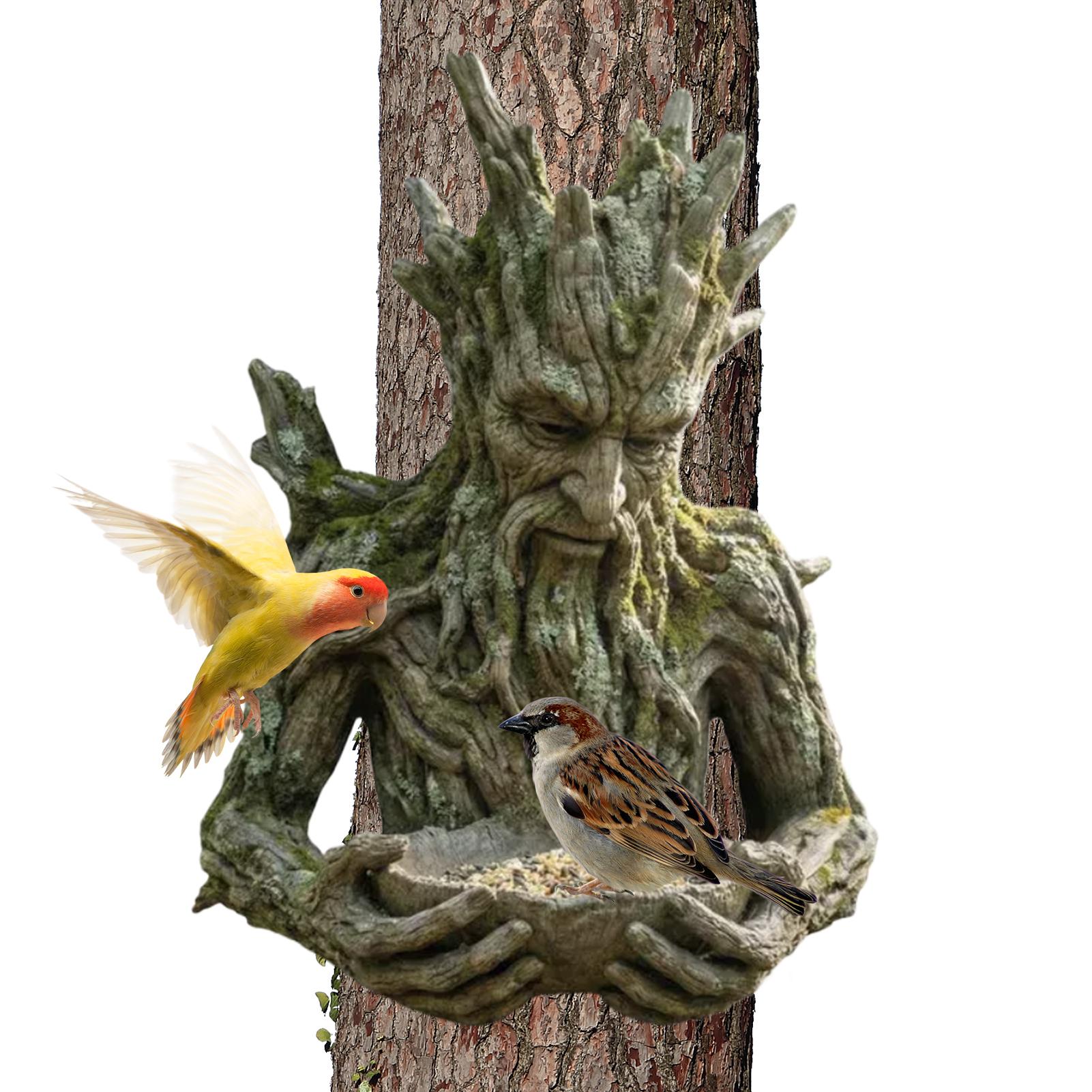 Mounted on Tree Bird Feeder We - Resin Art On Wood recension och pris