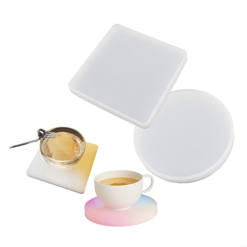Durable Silicone Mold Round/Sq - Coaster Mold Square recension och pris