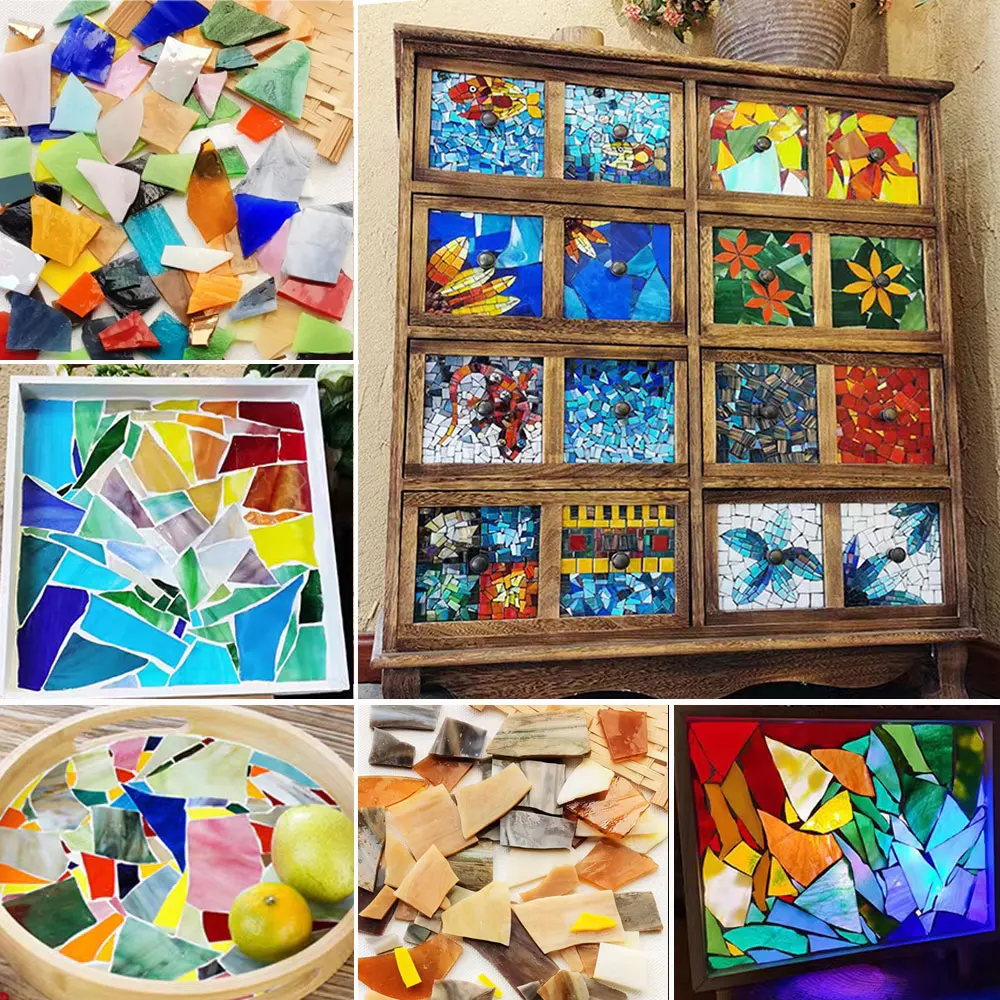 100g Mosaic Tiles Stained Glas - Resin Art Coasters recension och pris