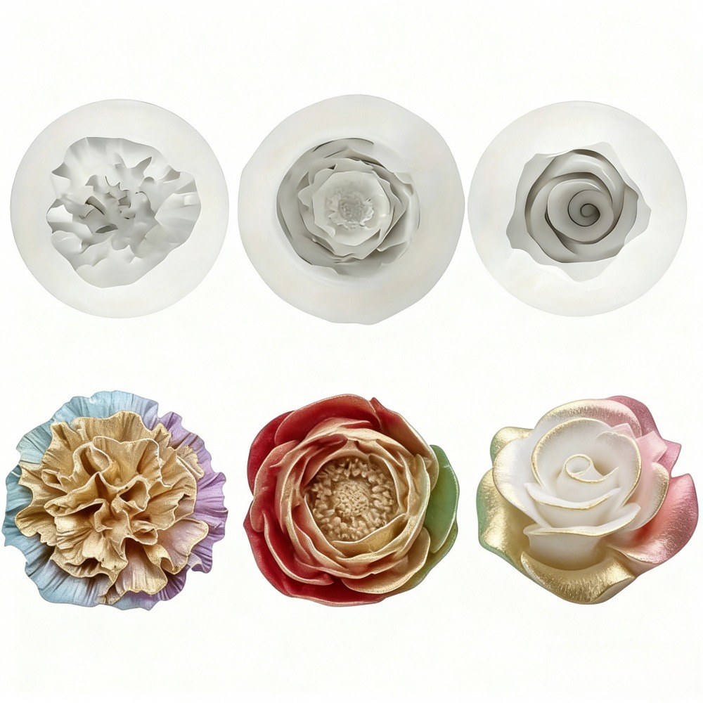 3-Piece Silicone Molds for Ros - Resin Art Design For Wedding recension och pris