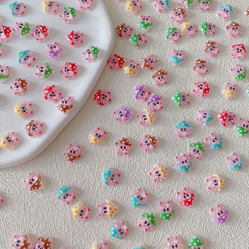2/10/20pcs Kirby Nail Charms 3 - Resin Art Decor recension och pris