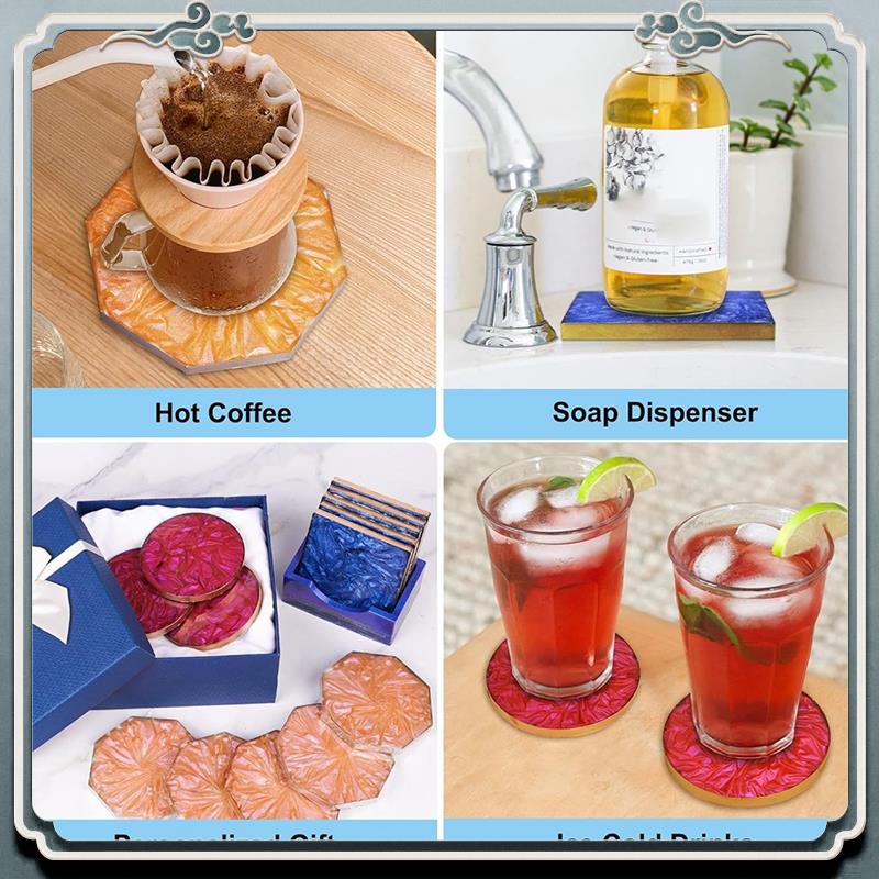 Durable 18 Pcs Coaster Resin M - Coaster Mold Square recension och pris