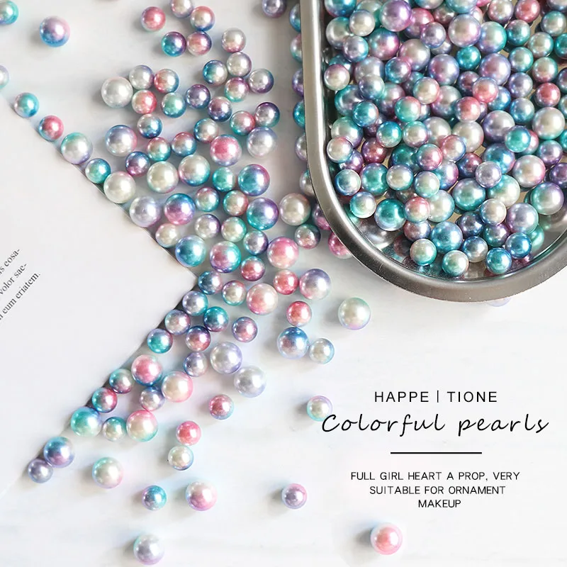 200Pcs Round Pearl Gradient Ma - Resin Art Design For Wedding recension och pris