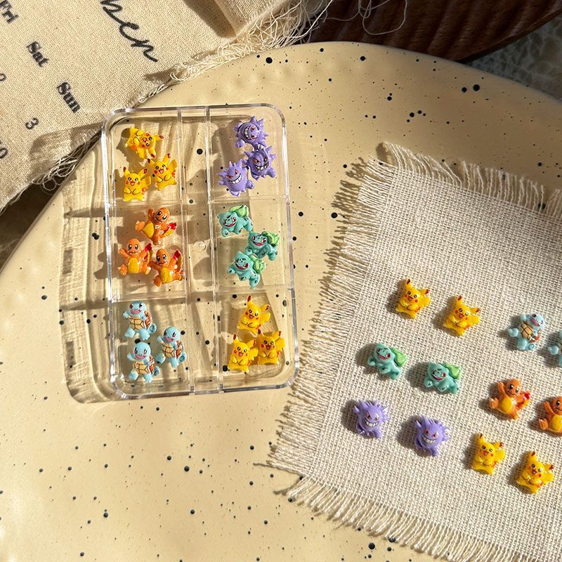 Pokemon nail art accessories,  - Resin Art Decor recension och pris