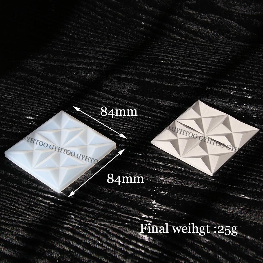 8.4cm Plaster Square Wall Tile - Coaster Mold Square recension och pris