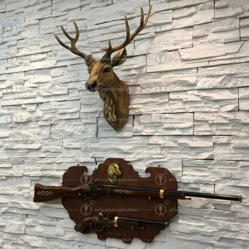 Faux Deer Head 17 inch Faux An - Resin Art Decor recension och pris