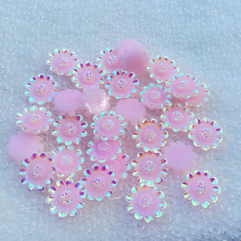12mm AB resin flower design rh - Resin Art Design For Wedding recension och pris