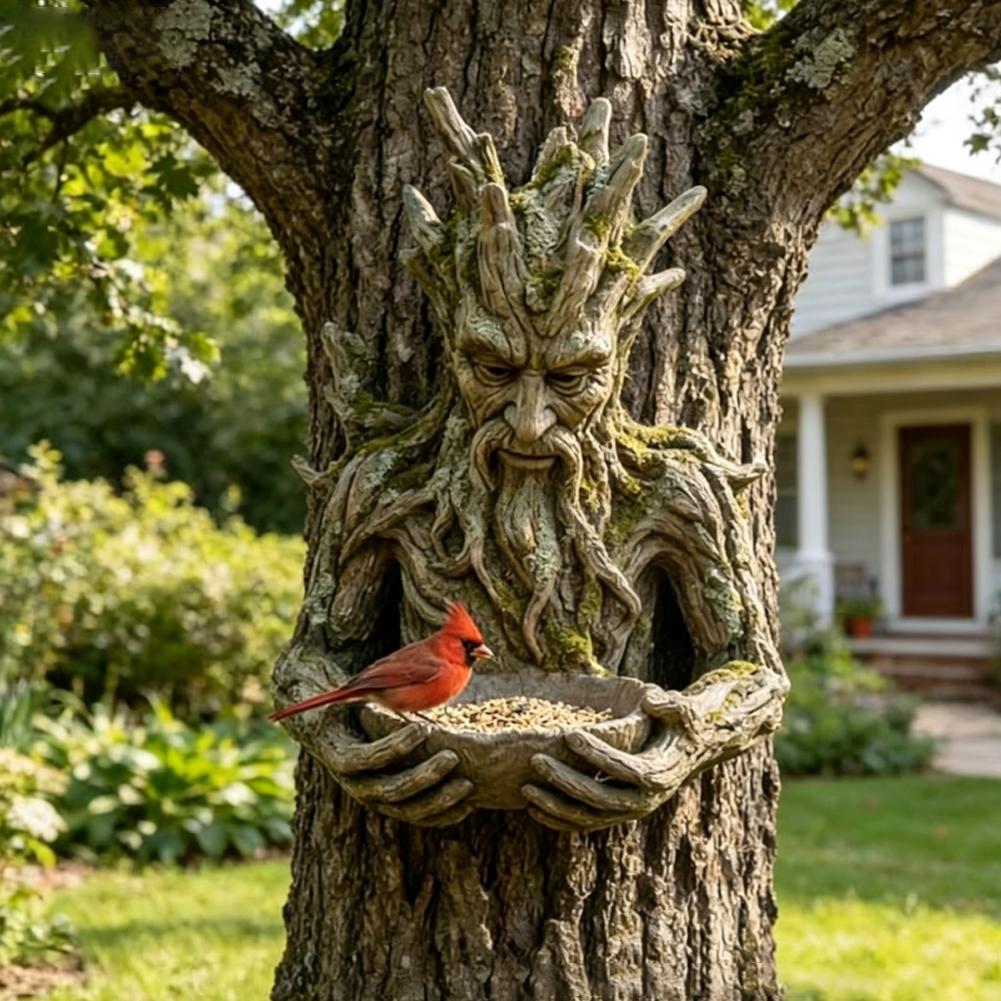 Mounted on Tree Bird Feeder We - Resin Art On Wood recension och pris