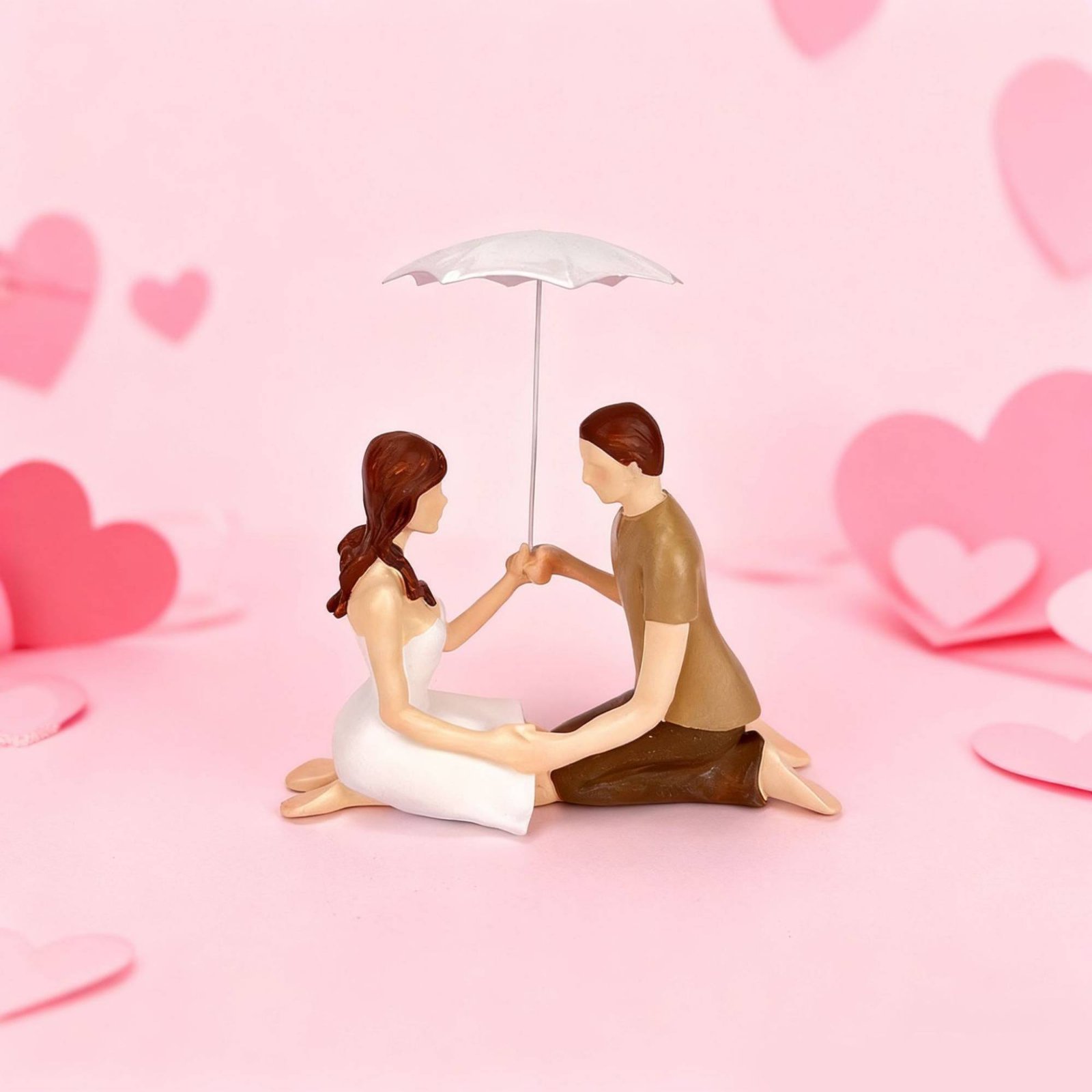 Couple Under Umbrella Decorati - Resin Art Design For Wedding recension och pris