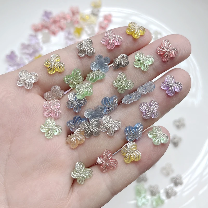 50pcs 10*8mm jelly colored lum - Resin Art Design For Wedding recension och pris